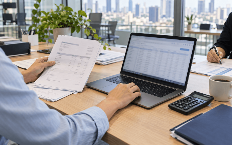 Collaborative invoice review in Tel Aviv