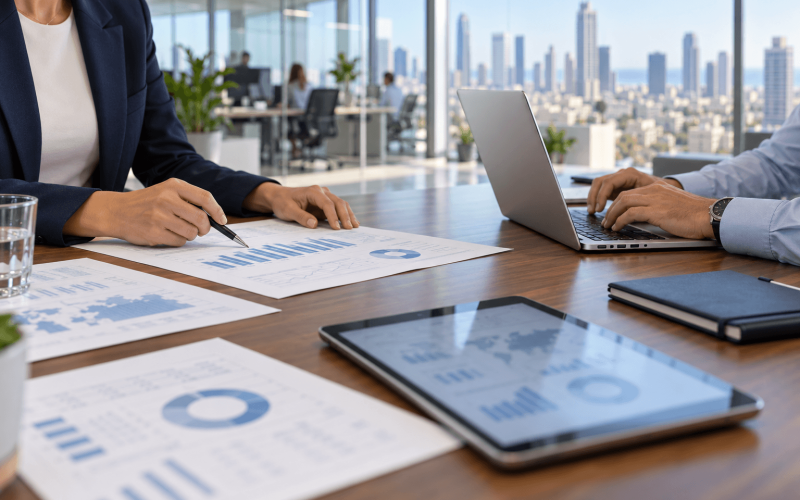 Finance Collaboration in a Modern Tech Office